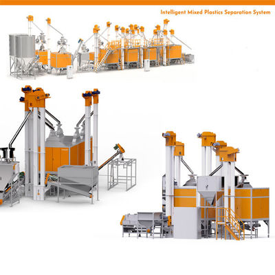 खरीदें मिश्रित प्लास्टिक फिल्म स्क्रैडर WEEE / ELV एचडीपीई रीसाइक्लिंग मशीन online manufacture