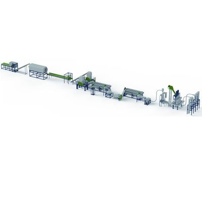 प्लास्टिक वाशिंग रीसाइक्लिंग मशीन ऑटोमैटिक बोतल सफाई मशीन 200kw