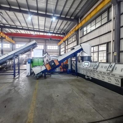पीपी पीई एक्सट्रूडर प्लास्टिक पेलेटिज़िंग लाइन, पेलेटिज़िंग मशीन दो चरण 500kg/Hr