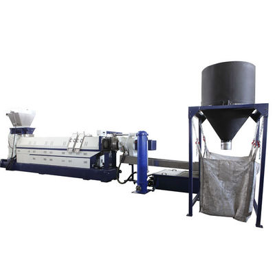 ऊर्ध्वाधर एकल पेंच प्लास्टिक extruder एक चरण प्लास्टिक pelletizer मशीन 800kg/Hr