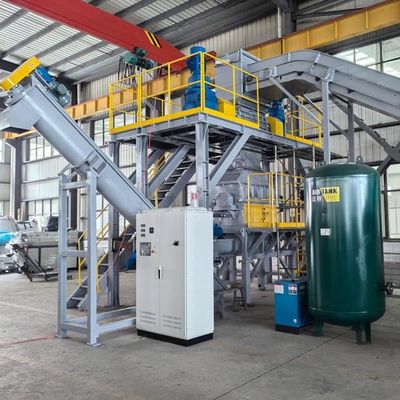1.5t/H - 2t/H लिथियम आयन बैटरी रीसाइक्लिंग मशीन ऑटोमैटिक स्क्रैडर सिस्टम
