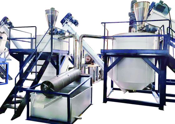 1000-3000kg/h पालतू जानवर की बोतल रीसाइक्लिंग मशीन लाइन